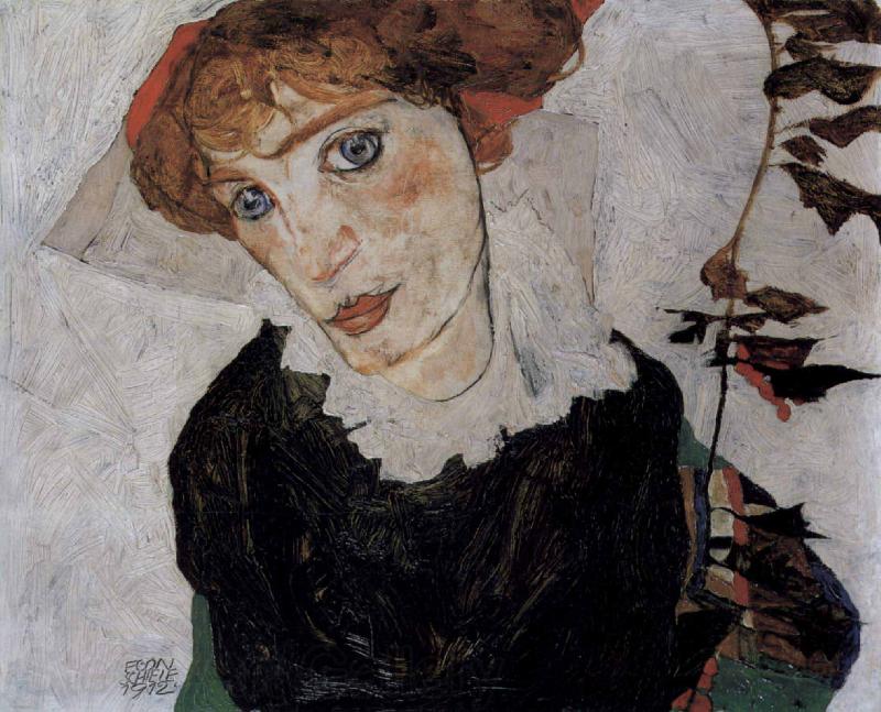 Egon Schiele Portrait of Wally France oil painting art